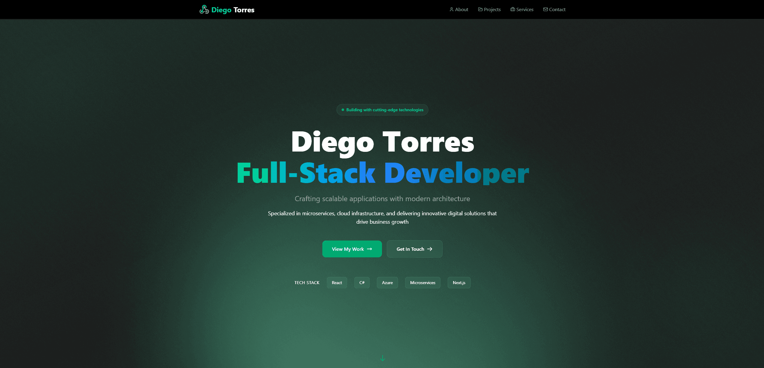 Portfolio Website preview